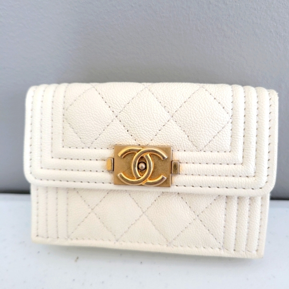 CHANEL Handbags - CHANEL Caviar Boy Wallet
